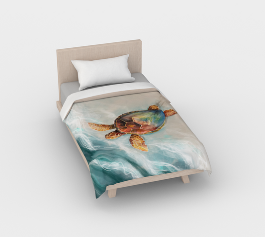 Honu and the Sea | Duvet Cover