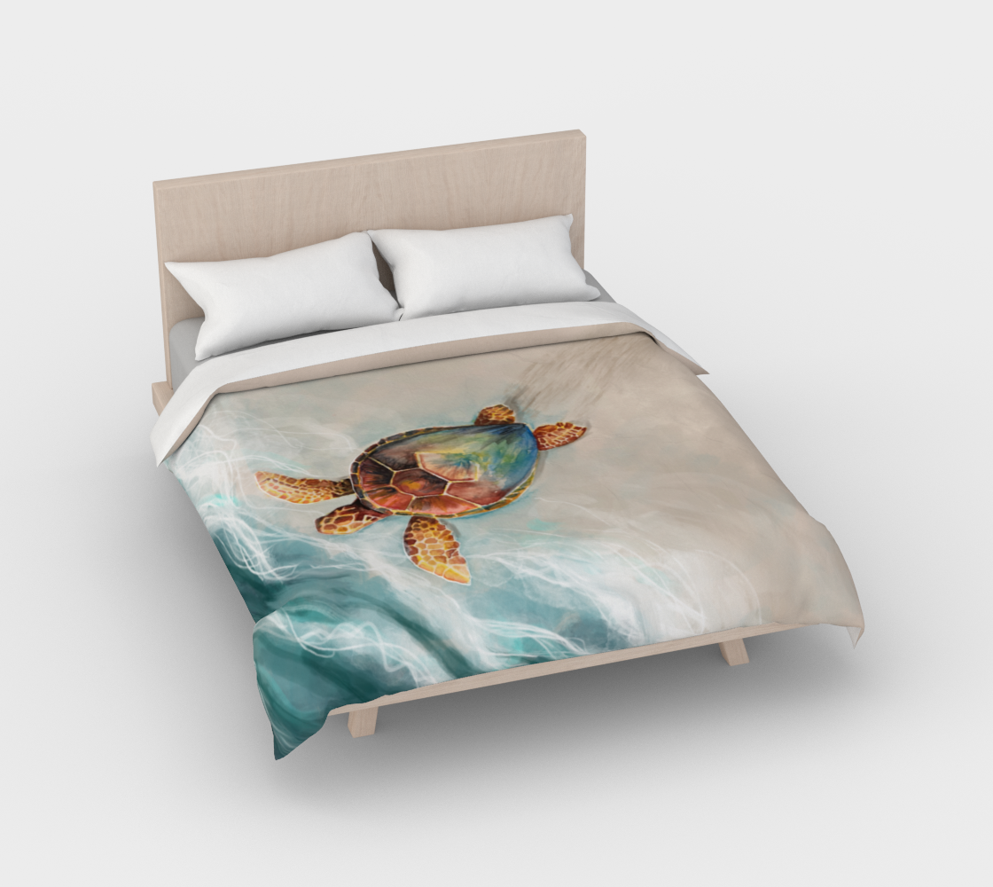 Honu and the Sea | Duvet Cover