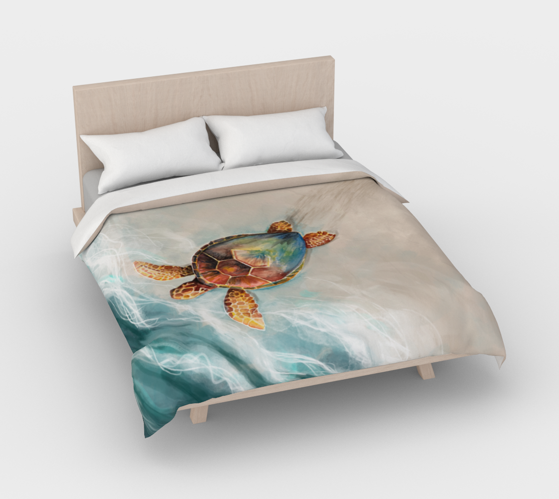 Honu and the Sea | Duvet Cover